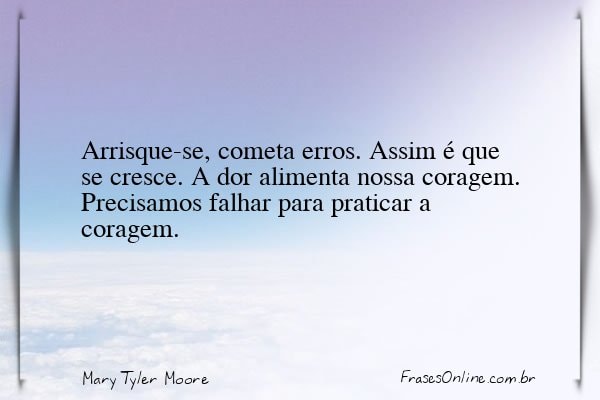 Frase de Mary Tyler Moore