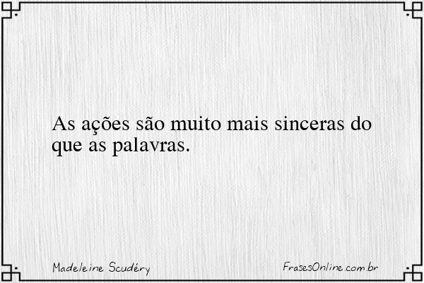 Frase de Madeleine Scudéry