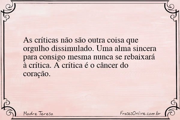 Frase de Madre Teresa