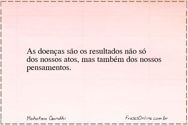 Frase de Mahatma Gandhi