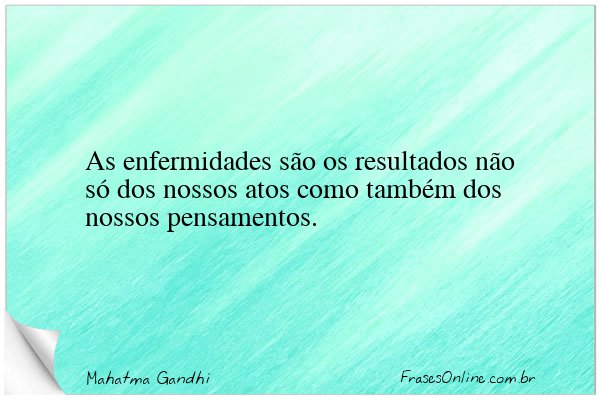 Frase de Mahatma Gandhi