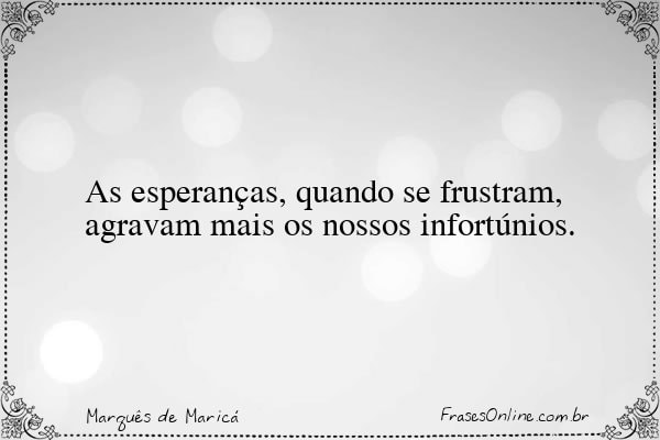 Frase de Marquês de Maricá
