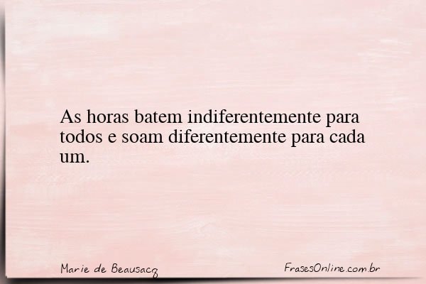 Frase de Marie de Beausacq