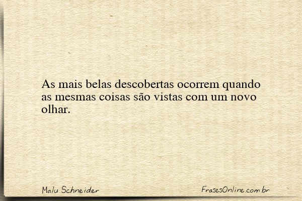 Frase de Malu Schneider