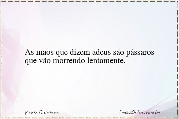 Frase de Mario Quintana