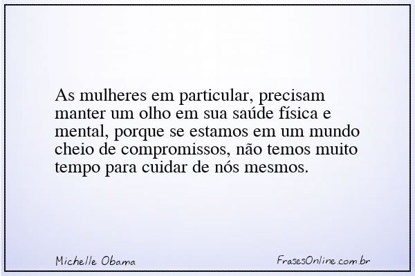 Frase de Michelle Obama