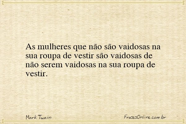 Frase de Mark Twain