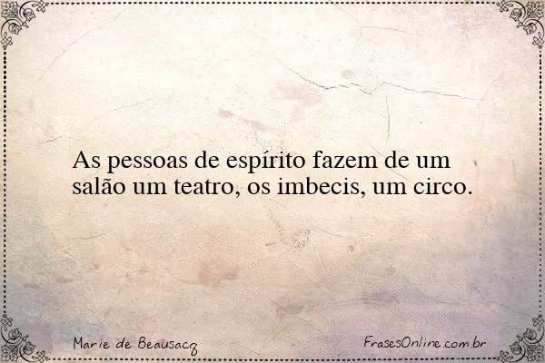 Frase de Marie de Beausacq