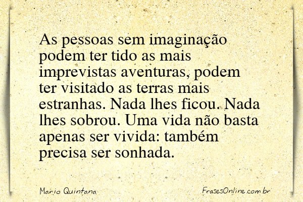 Frase de Mario Quintana
