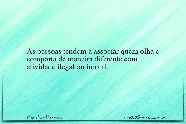Frase de Marilyn Manson