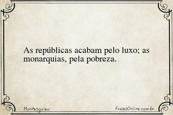 Frase de Montesquieu