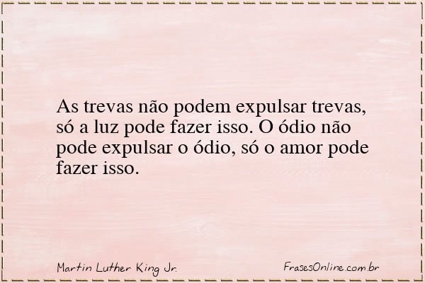 Frase de Martin Luther King Jr.