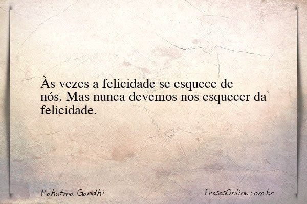 Frase de Mahatma Gandhi