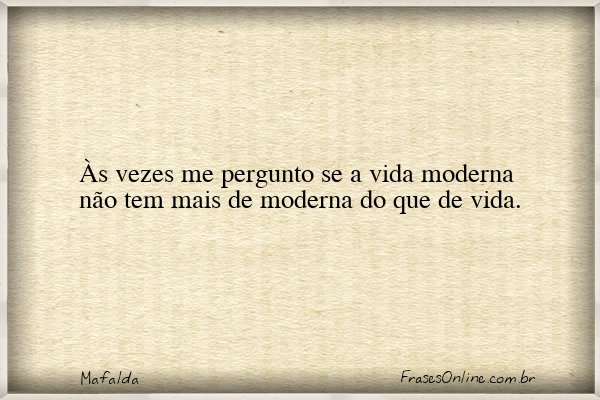 Frase de Mafalda