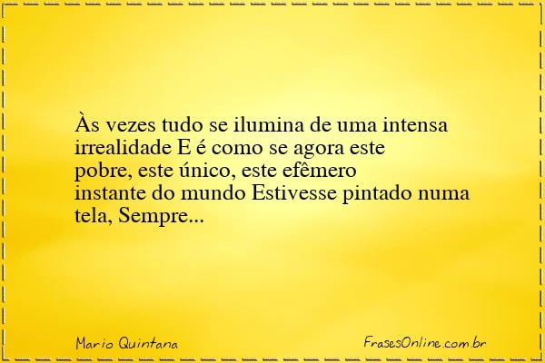 Frase de Mario Quintana