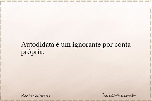 Frase de Mario Quintana