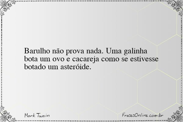 Frase de Mark Twain
