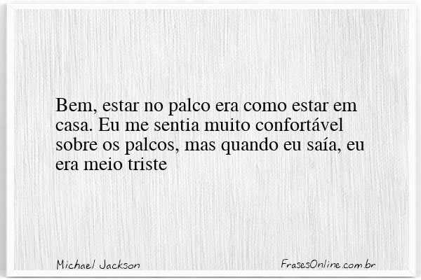 Frase de Michael Jackson