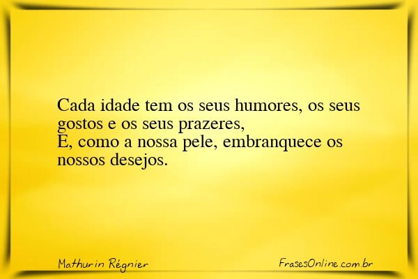 Frase de Mathurin Régnier