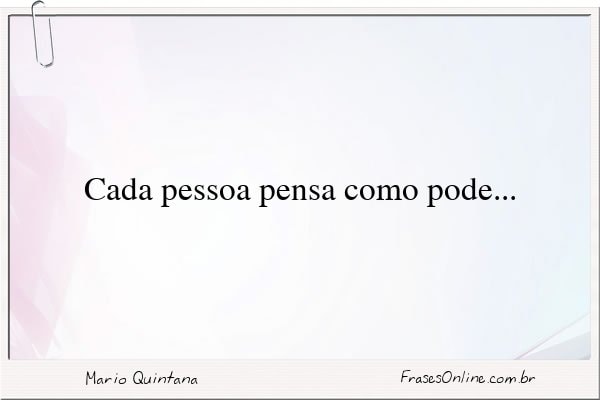 Frase de Mario Quintana