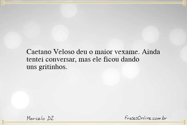 Frase de Marcelo D2