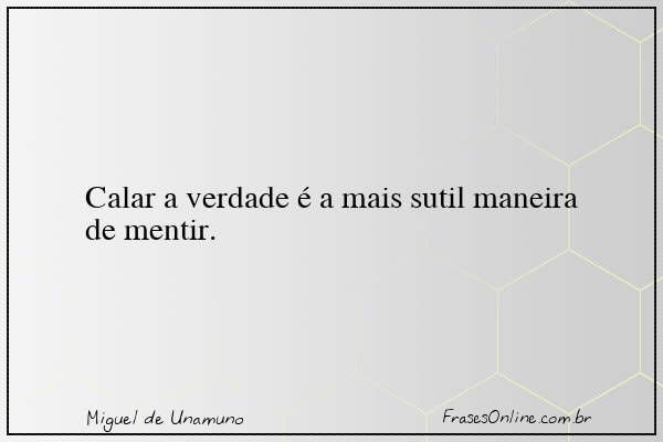 Frase de Miguel de Unamuno