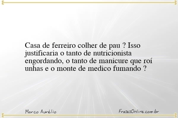 Frase de Marco Aurélio