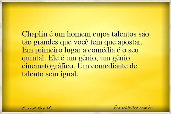 Frase de Marlon Brando