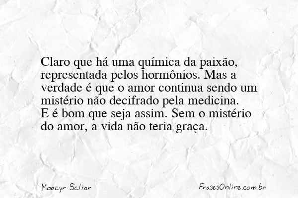 Frase de Moacyr Scliar