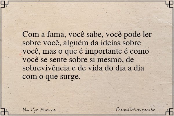 Frase de Marilyn Monroe