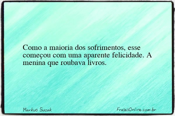 Frase de Markus Suzak