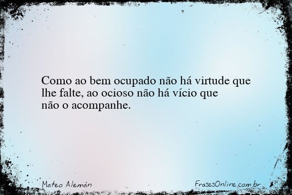 Frase de Mateo Alemán
