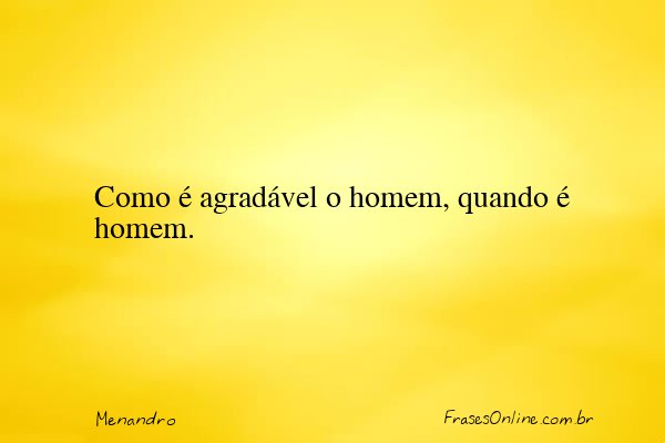 Frase de Menandro