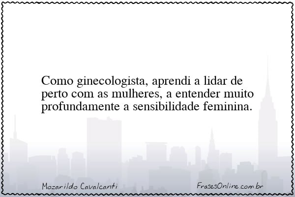 Frase de Mozarildo Cavalcanti