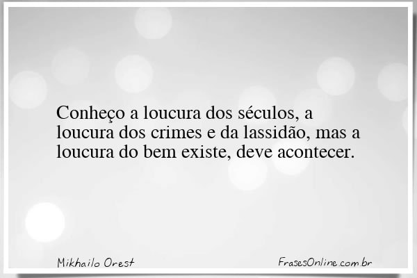 Frase de Mikhailo Orest