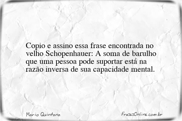 Frase de Mario Quintana