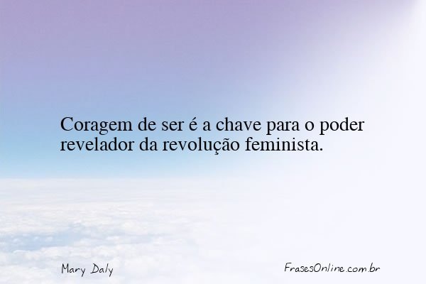 Frase de Mary Daly