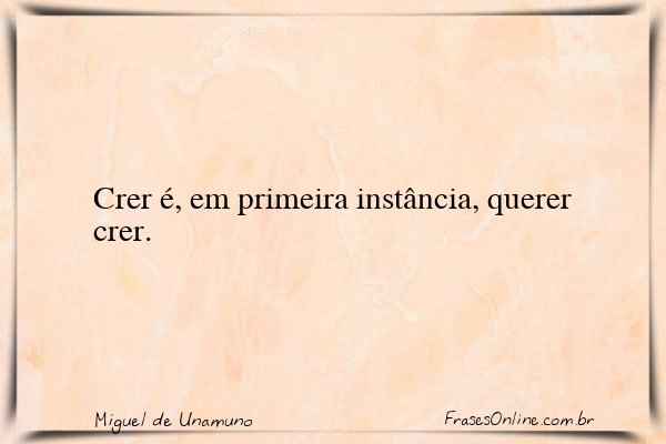 Frase de Miguel de Unamuno
