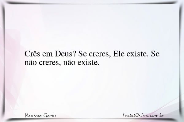 Frase de Máximo Gorki