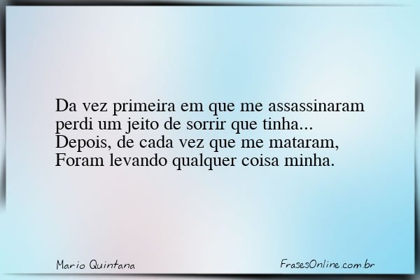 Frase de Mario Quintana