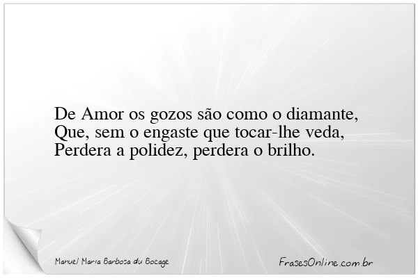 Frase de Manuel Maria Barbosa du Bocage