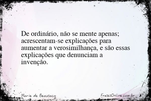 Frase de Marie de Beausacq