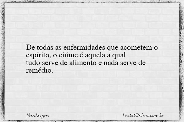 Frase de Montaigne