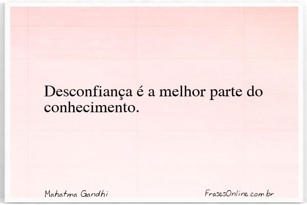 Frase de Mahatma Gandhi