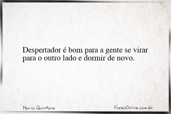 Frase de Mario Quintana