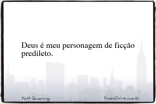Frase de Matt Groening