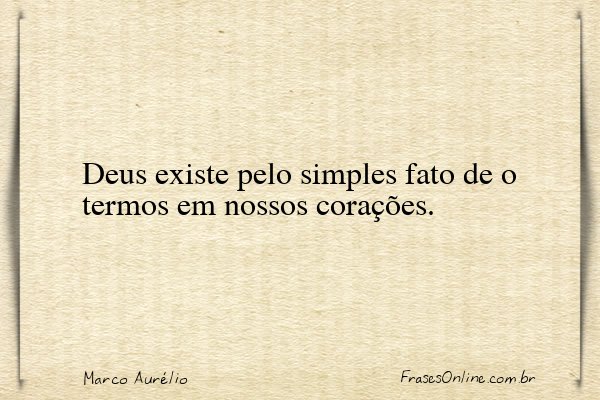 Frase de Marco Aurélio