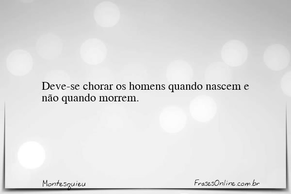 Frase de Montesquieu
