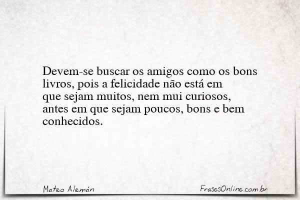 Frase de Mateo Alemán