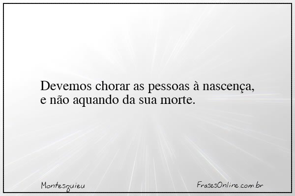 Frase de Montesquieu